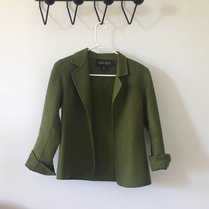 Vintage Green Wool Blazer